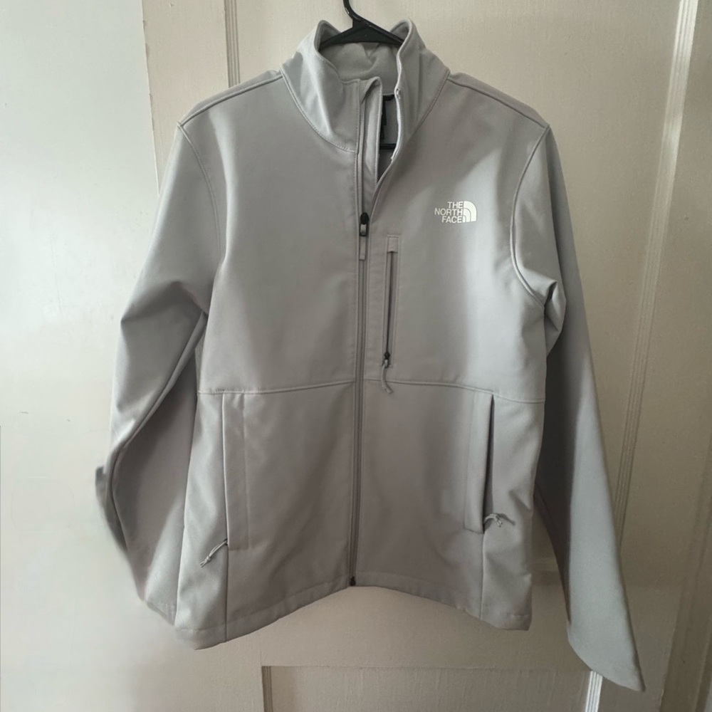 The North Face Light Gray Softshell Jacket